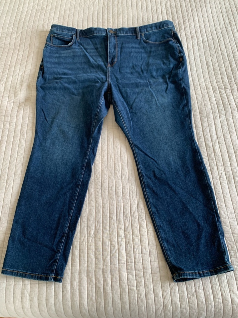 Simply Vera Vera Wang Skinny Blue Jeans Size 24W Barely Worn